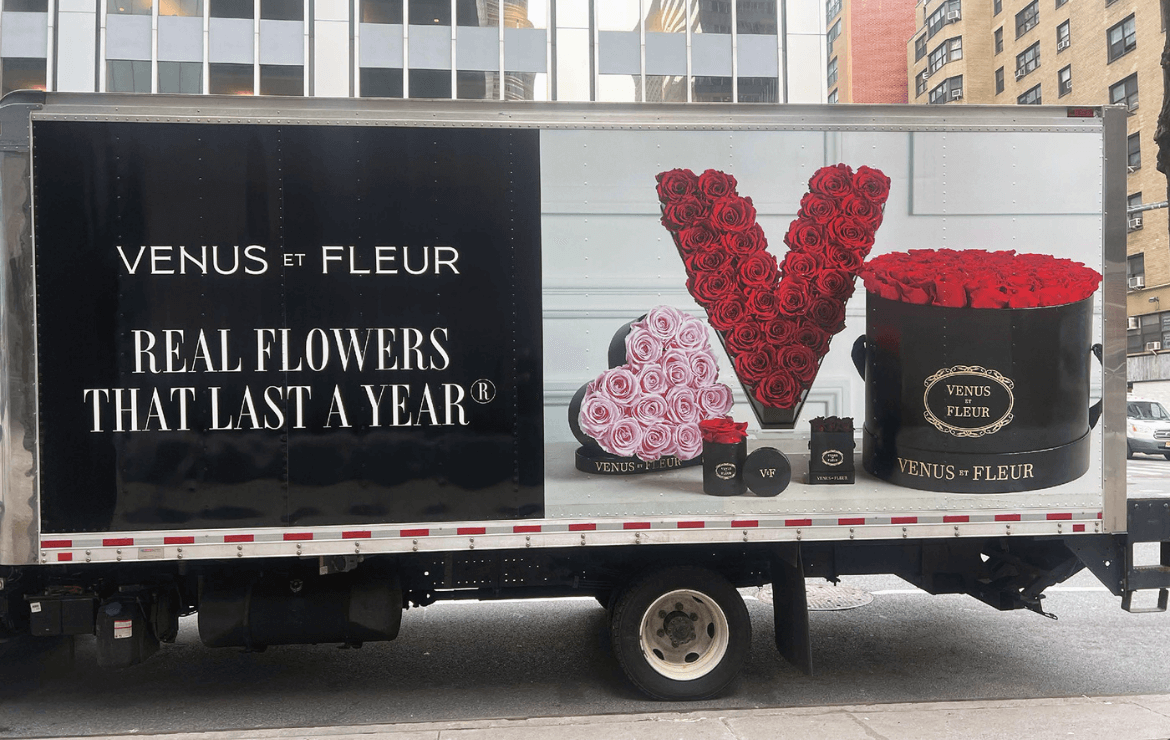 OntheGoAdvertising Venus et Fleur NYC